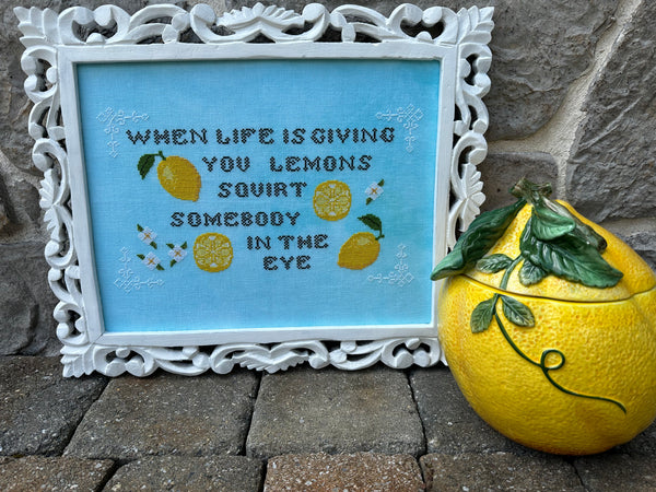 Lemons by Rebel Stitcher Designs