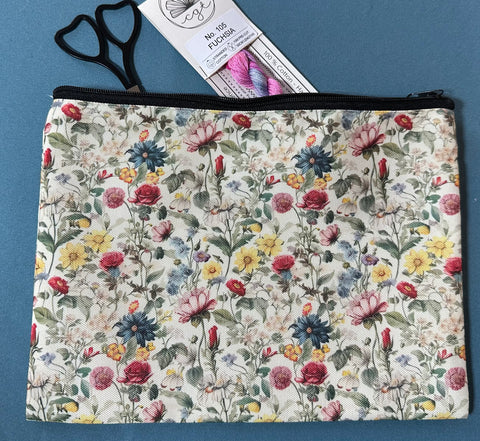 Small Floral Accessory Bag