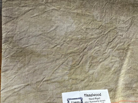 Hazelwood linen 40 ct. by Fiber on a Whim fat half 1/2