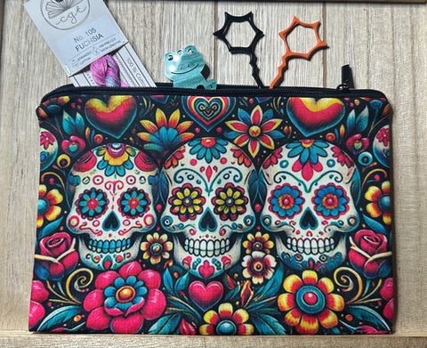 Small Day of the Dead Accessory Bag