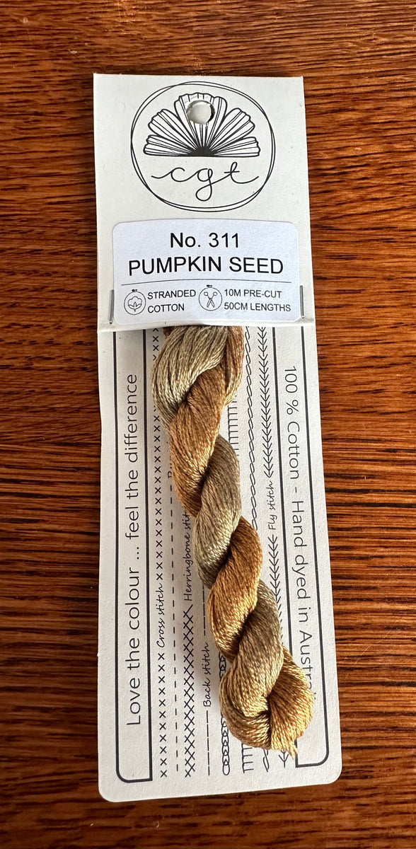 Pumpkin Seed - Cottage Garden Threads – Rebel Stitcher Designs