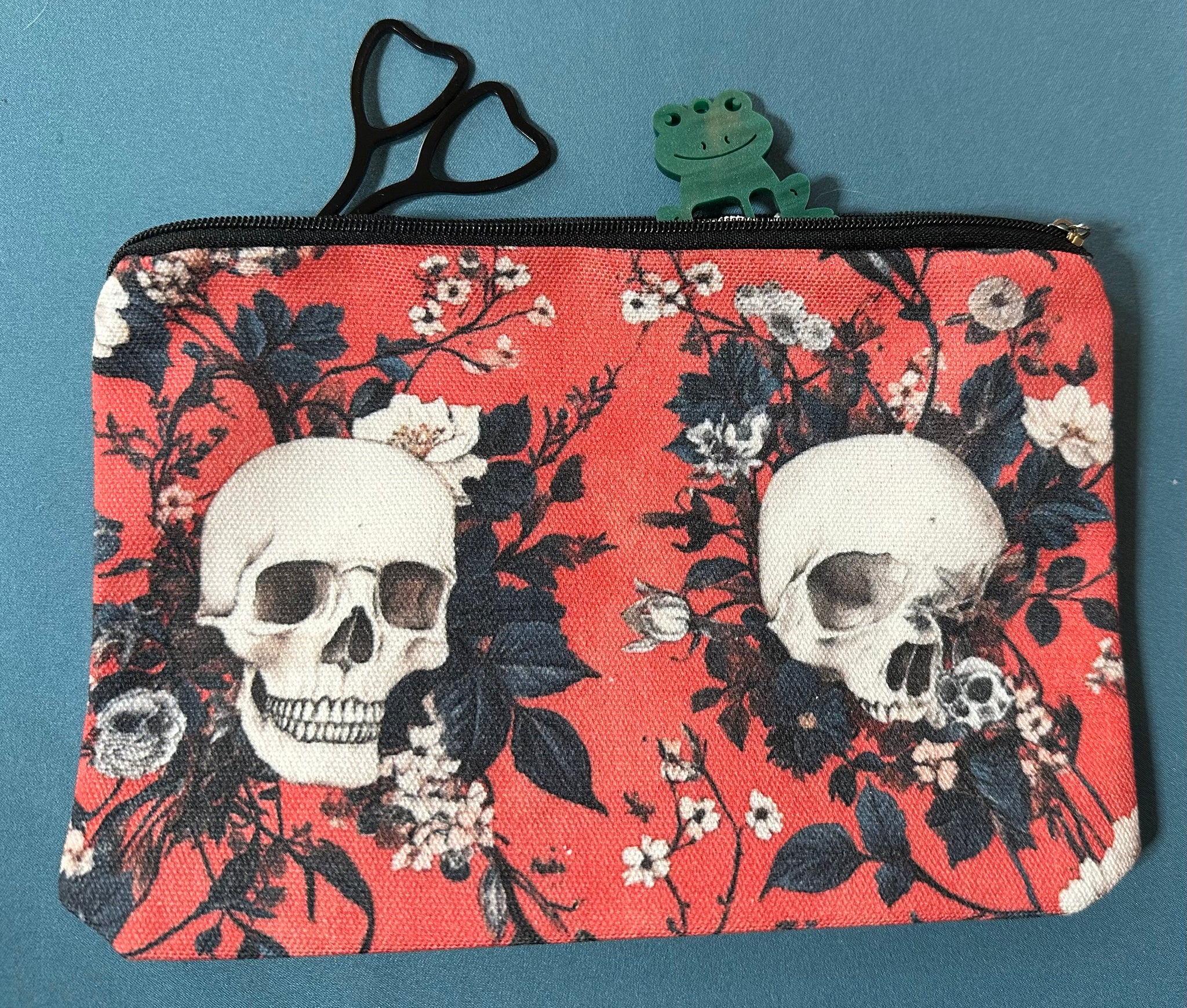 Small Skulls & floral Bag