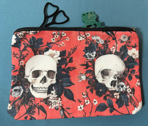 Small Skulls & floral Bag