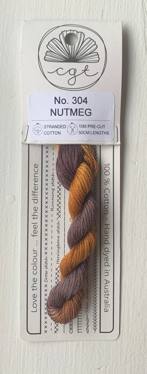 Nutmeg - Cottage Garden Threads CGT – Rebel Stitcher Designs