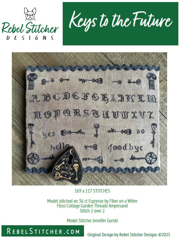 Keys to the Future by Rebel Stitcher Designs *DIGITAL DOWNLOAD*