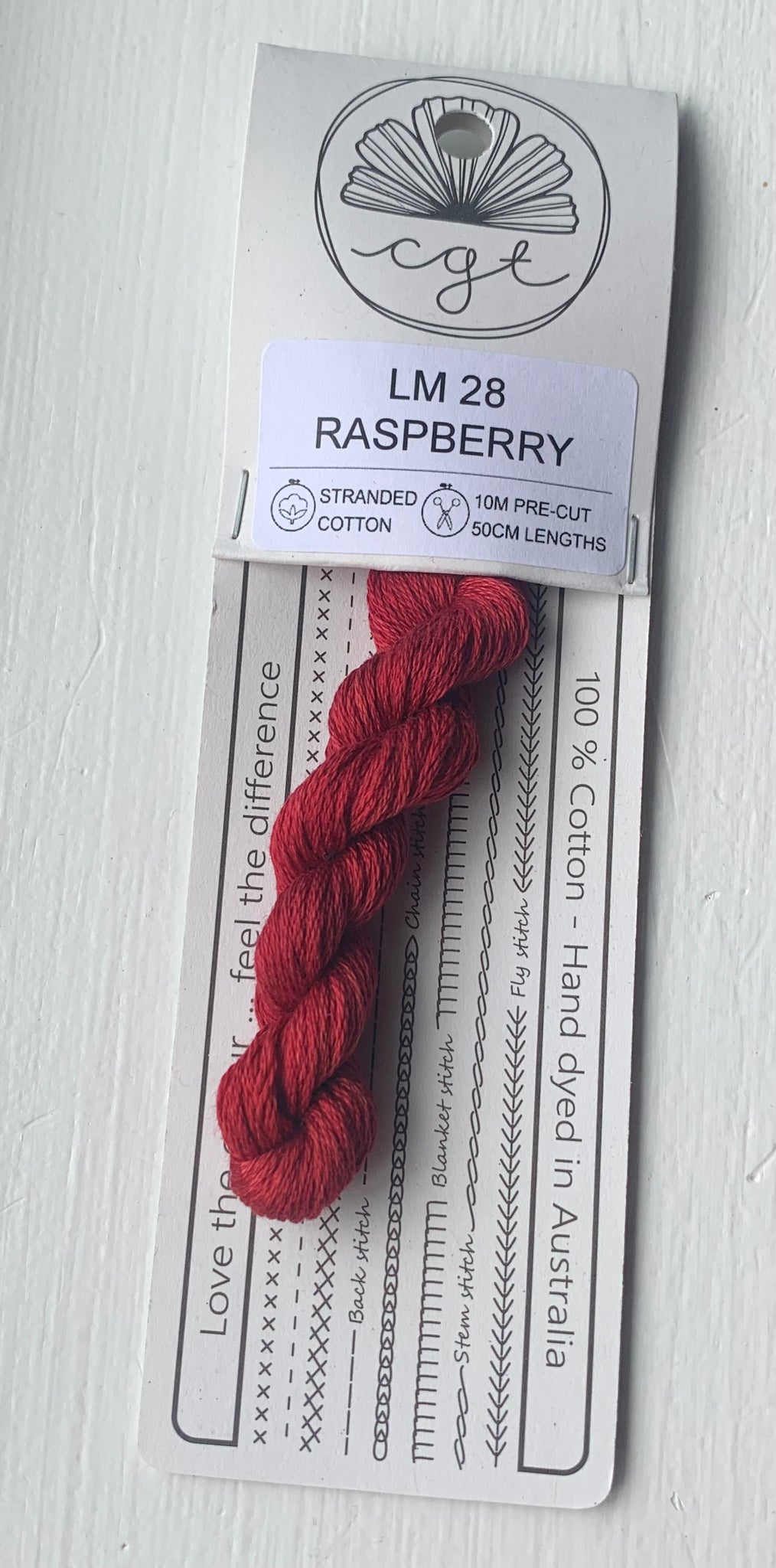 Raspberry - Cottage Garden Threads – Rebel Stitcher Designs