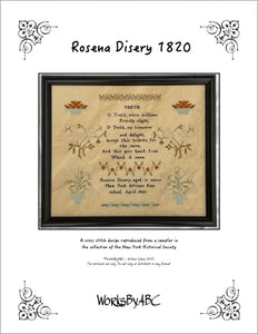 Rosena Disery 1820 Works by ABC