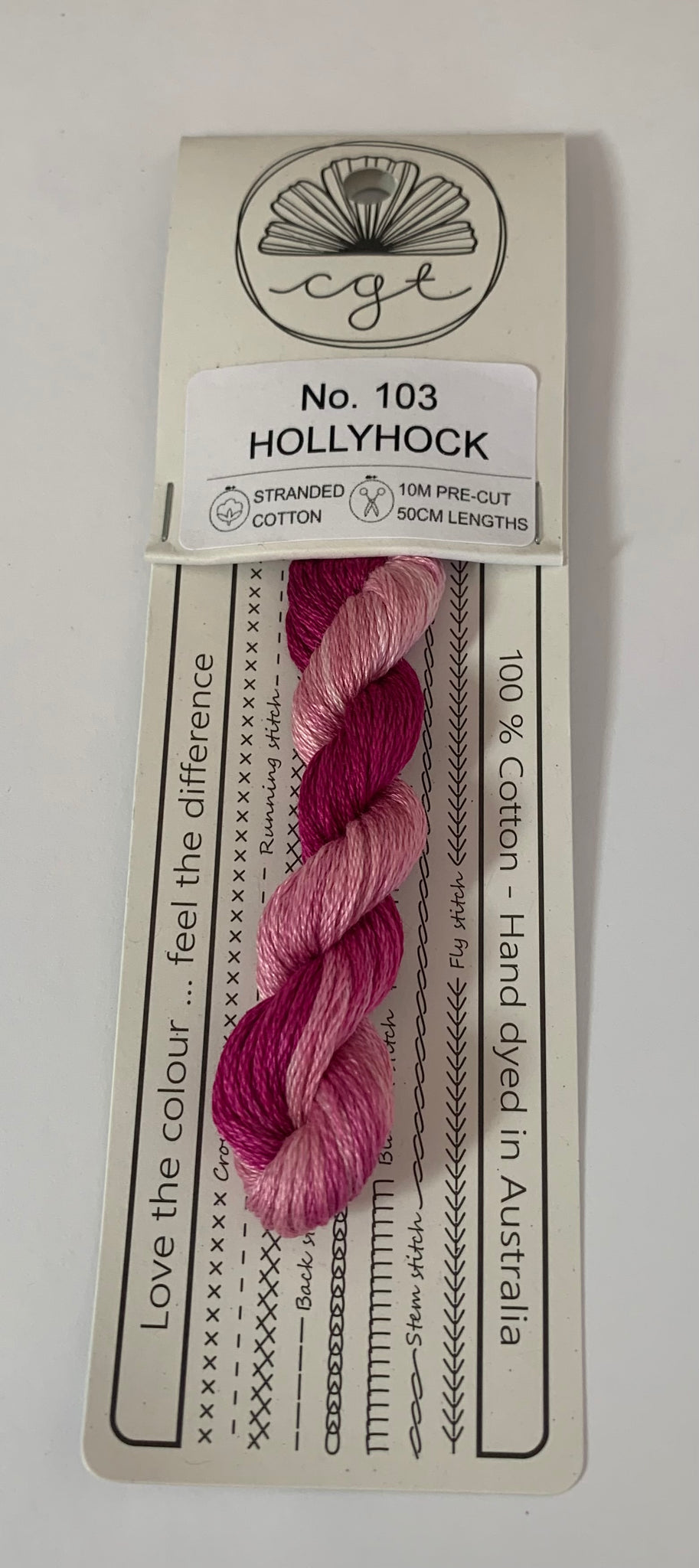Hollyhock- Cottage Garden Threads