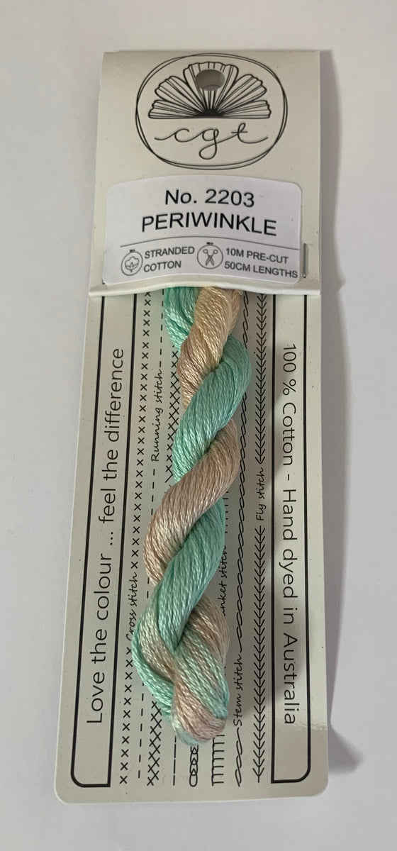 Periwinkle - Cottage Garden Threads – Rebel Stitcher Designs