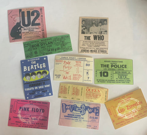 Vintage concert posters Sticker pack