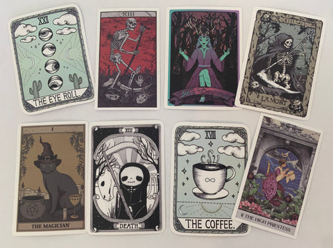 Tarot Card Sticker pack
